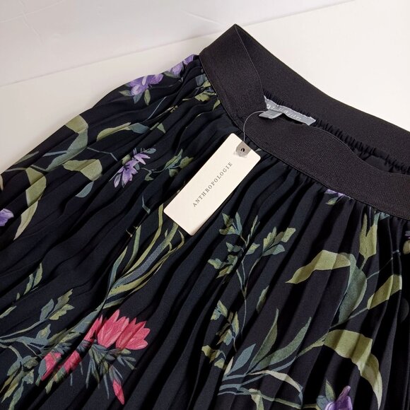 Anthropologie Daniel Rainn Narcisa Pleated Midi Skirt - Picture 8 of 12